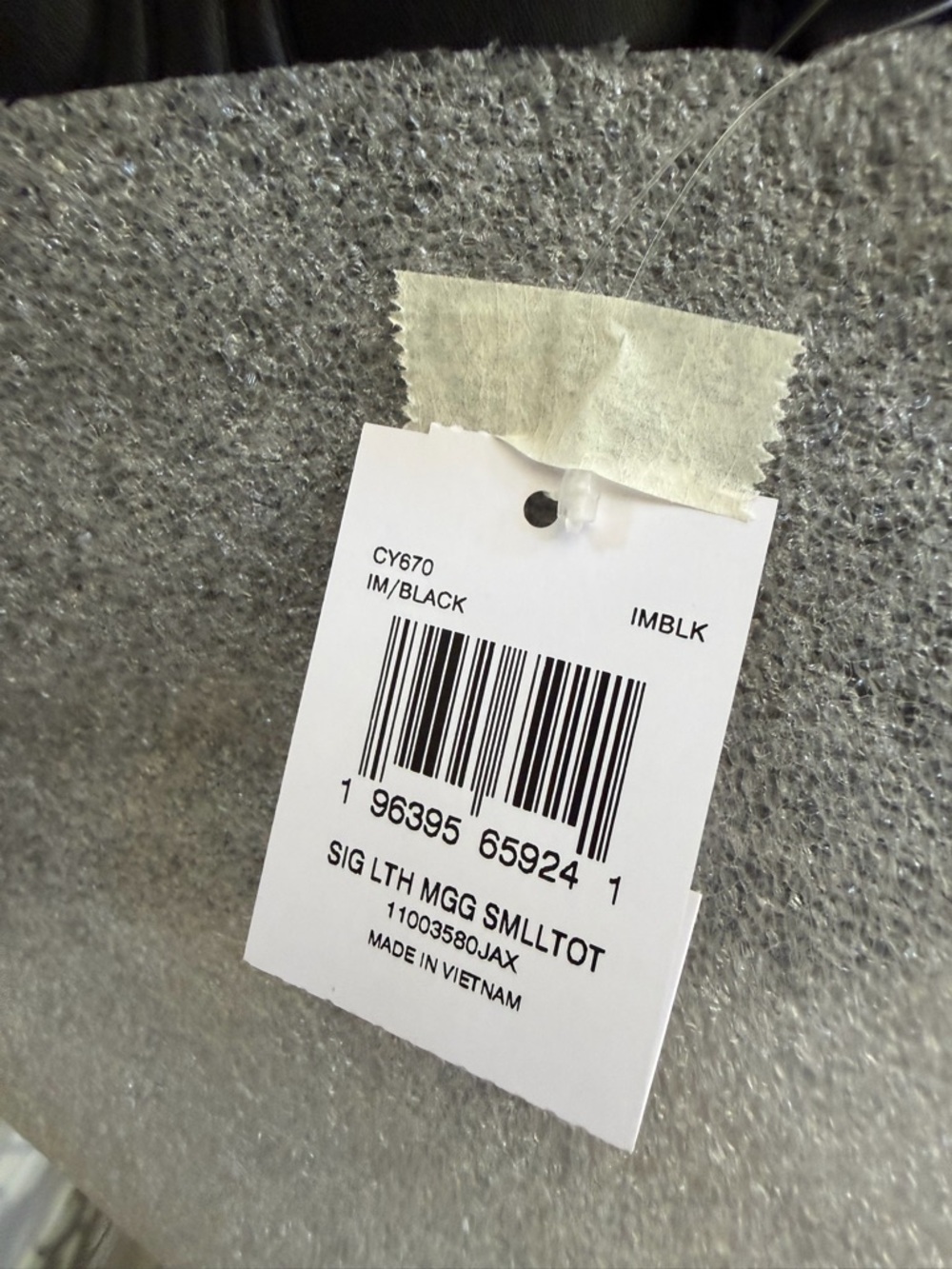 Coach Maggie Small Black Embossed Leather Satchel with Gold Logo - Picture 5 of 9